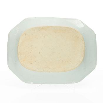 Stekfat, kompaniporslin, Kina, Qingdynastin, Qianlong (1736-95).