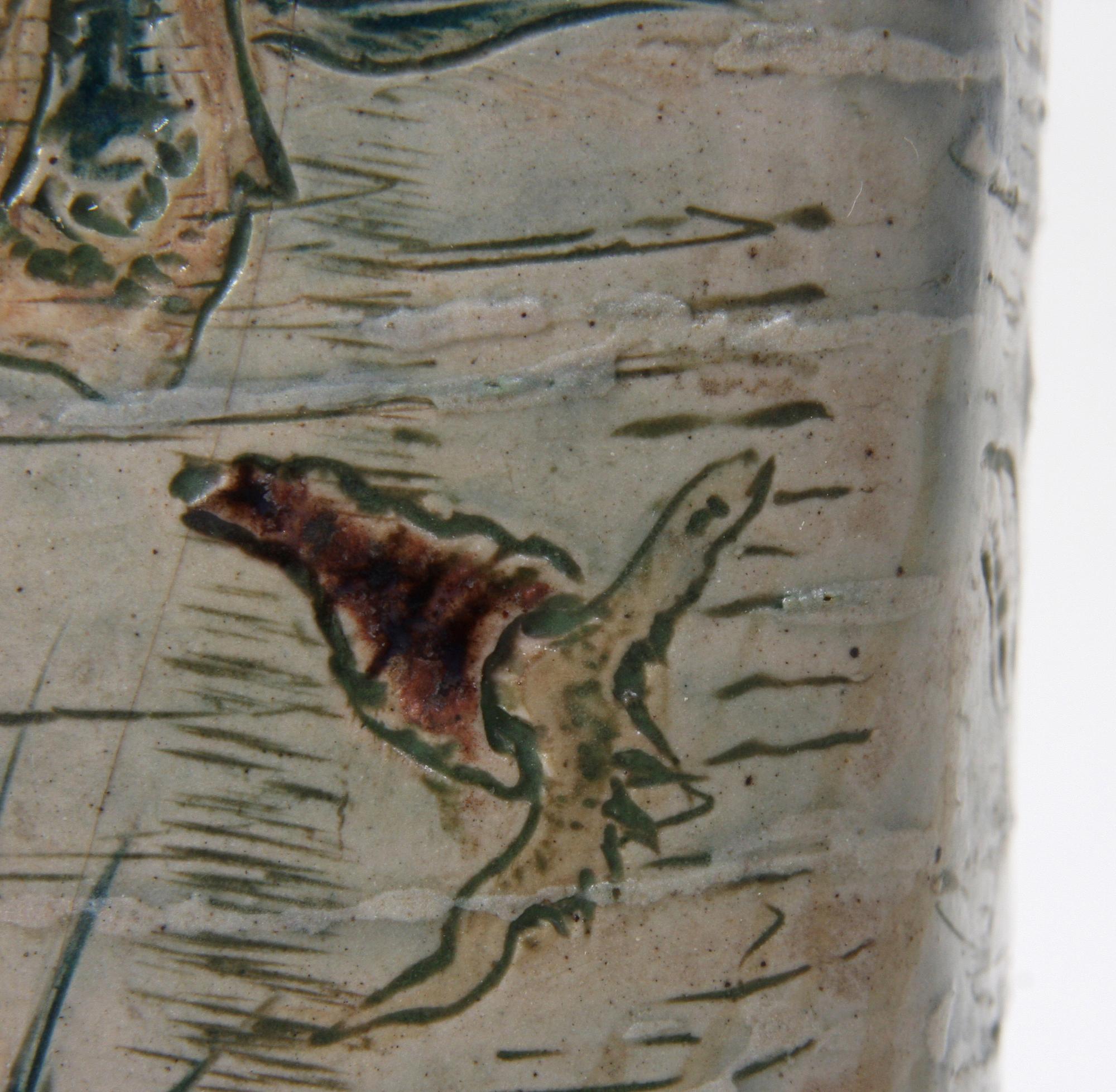 VAS, stengods, Martin Brothers, sign.