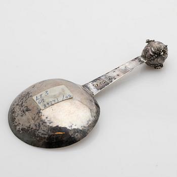 Soup spoon, silver, Hans Petter Vogt (active 1752–1804), Kristianstad.