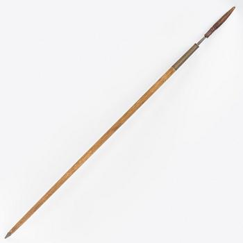 A hunting spear, 19th Century.
