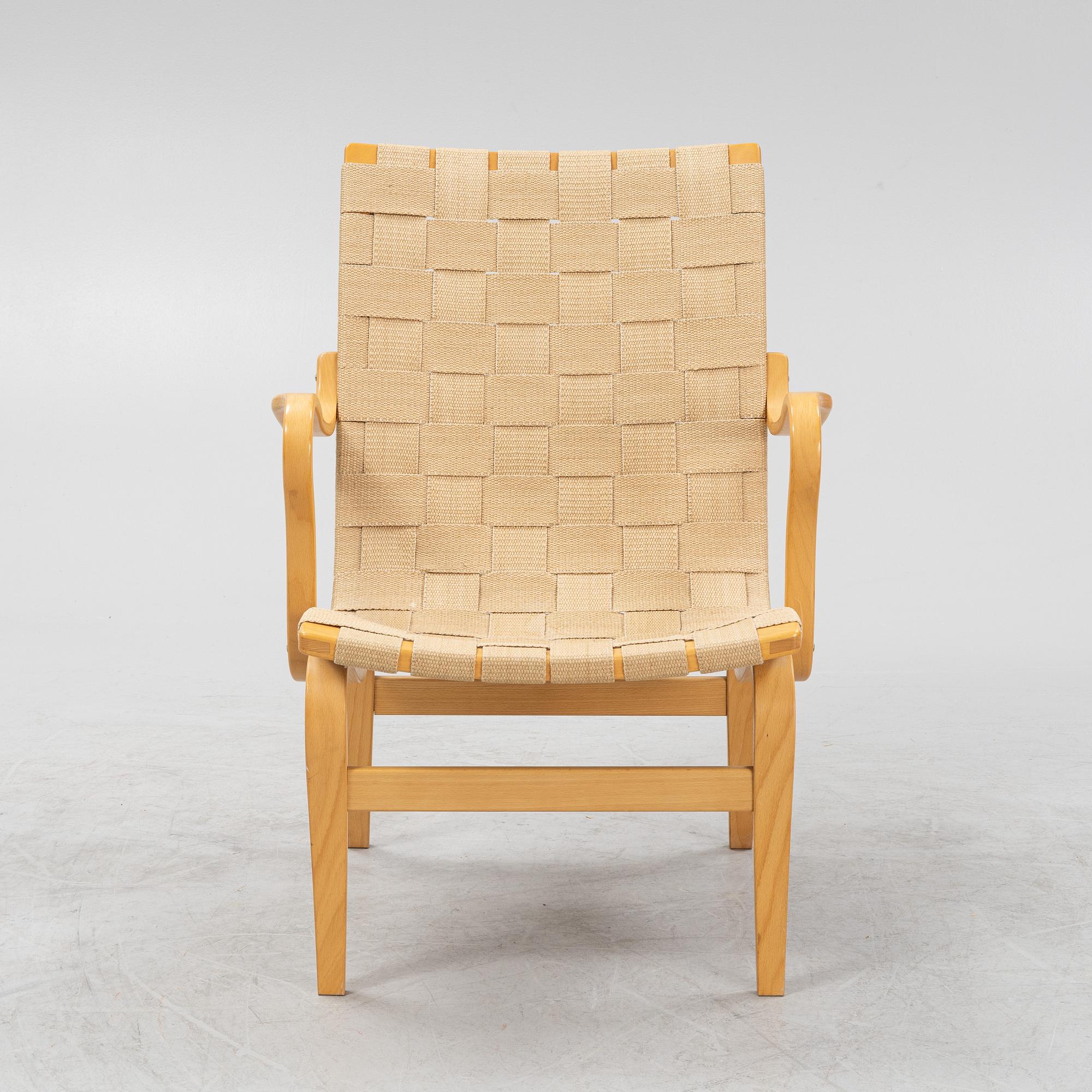 Bruno Mathsson, fåtölj, "Eva", Dux.