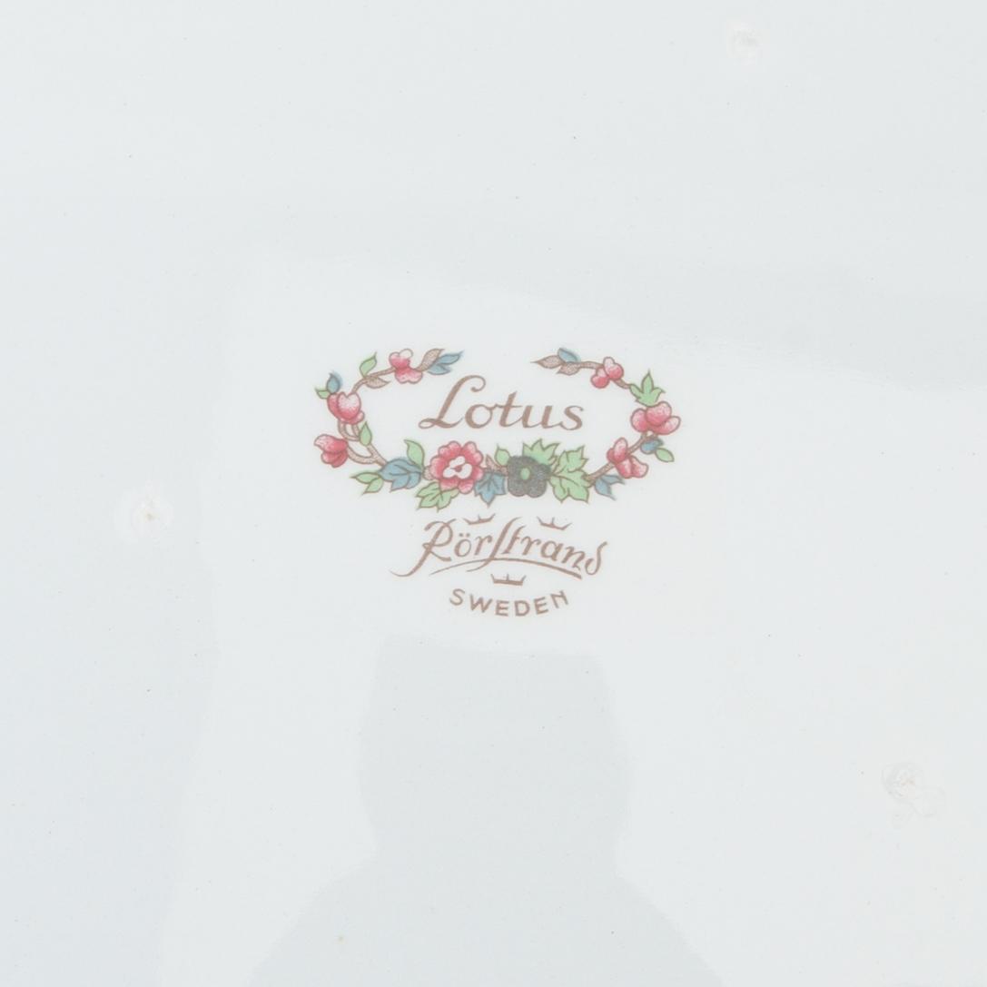 Rörstrand, service, 49 pieces, "Lotus", second half of the 20th century.