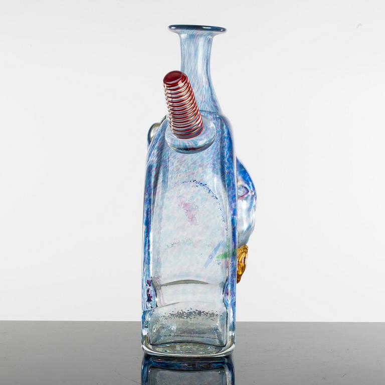 BERTIL VALLIEN, decanter, glass, signed, Kosta Boda Atlejé.
