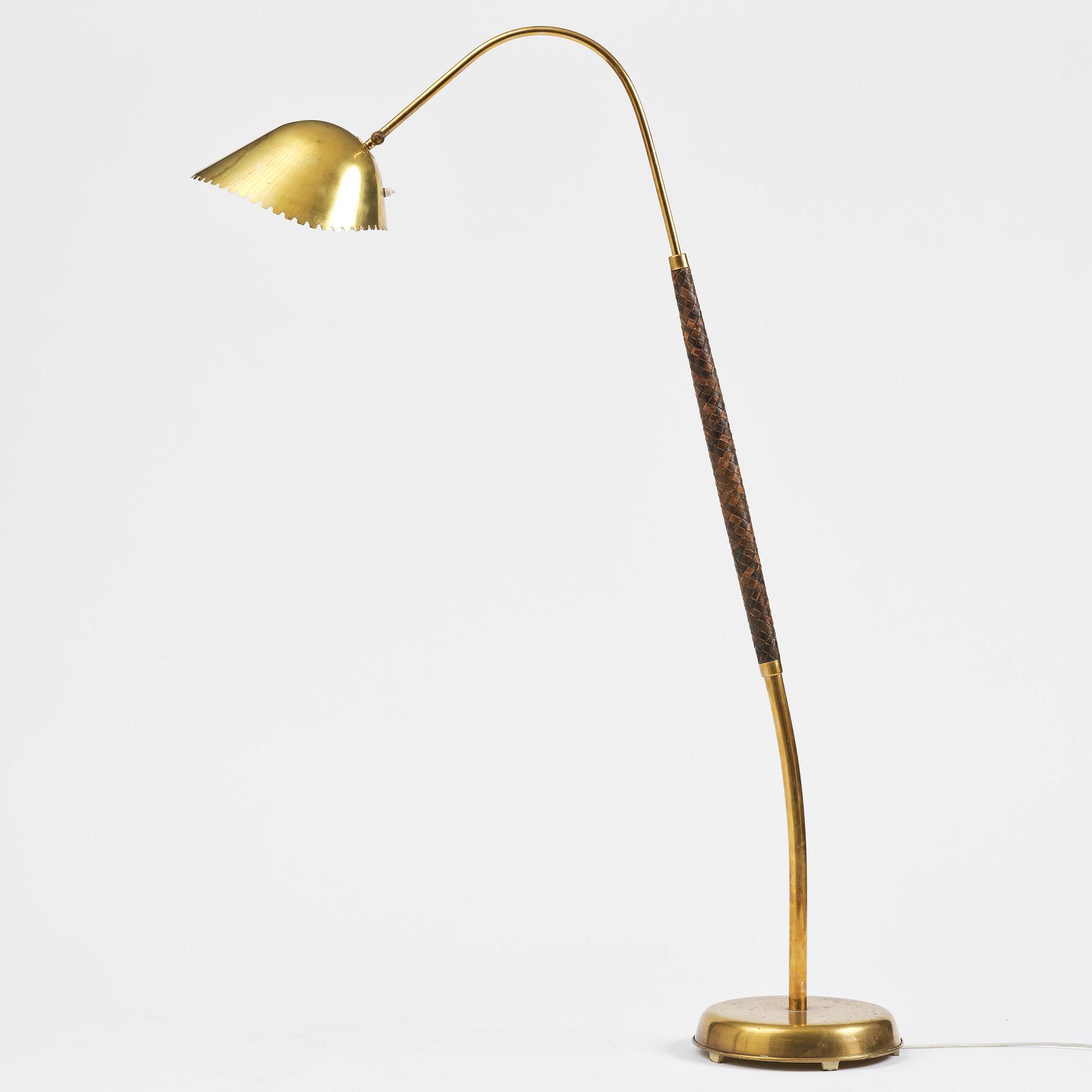 Asea, a rare Swedish Modern floor lamp model A5000, 1940s.