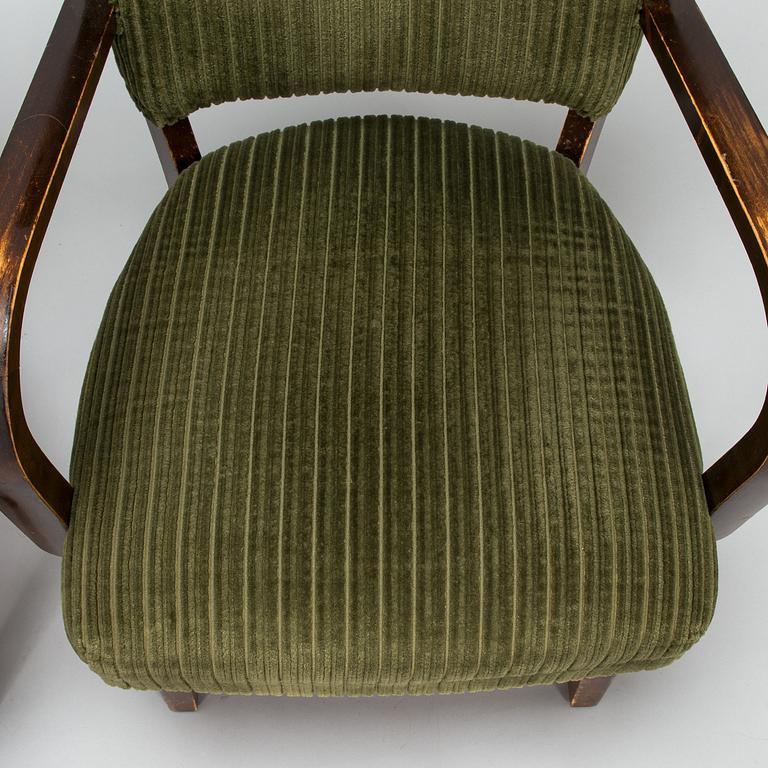 Ilmari Tapiovaara, fåtöljer, ett par modell 248 Asko 1940-tal.