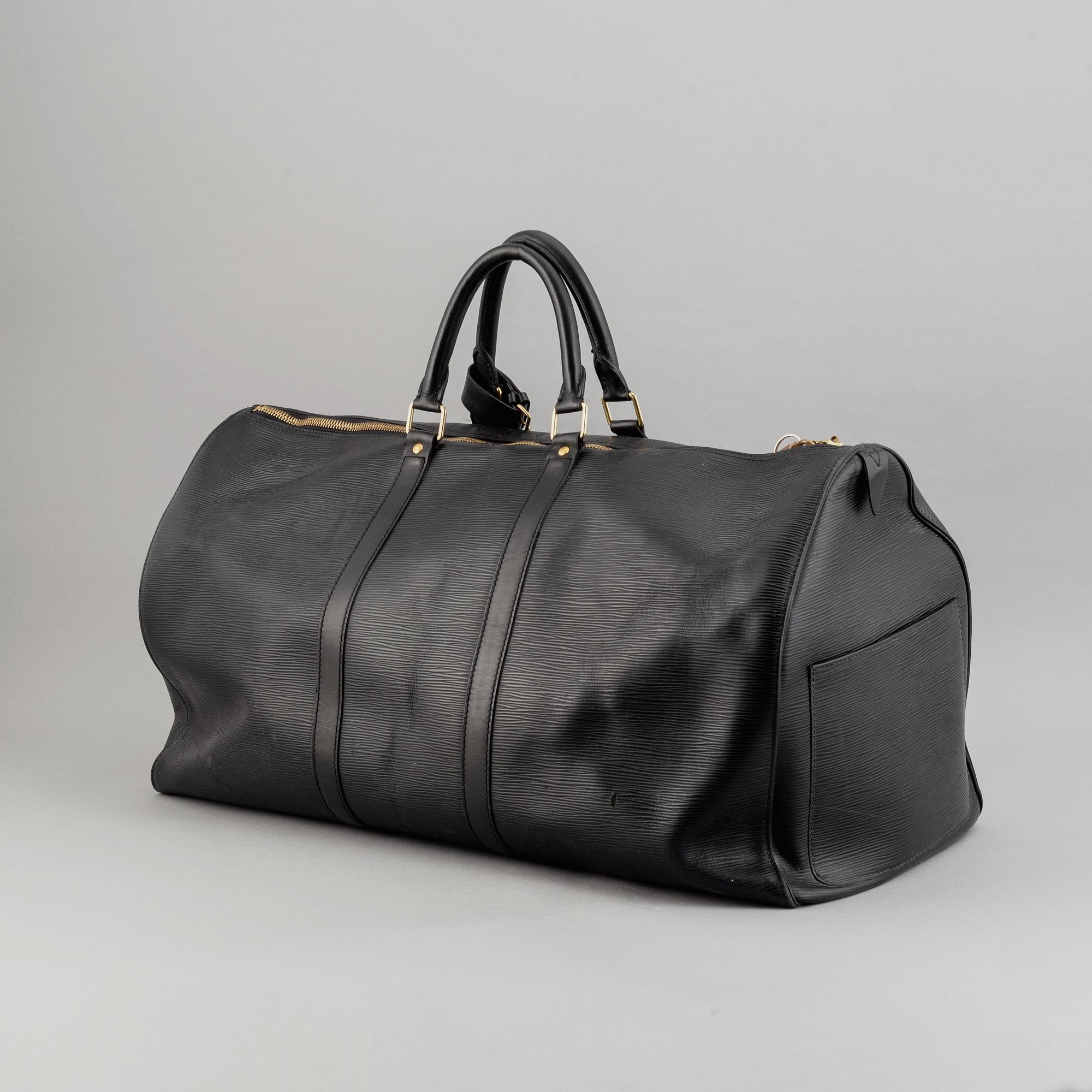 Louis Vuitton, a black Epi 'Keepall 55' weekend bag, 2004.