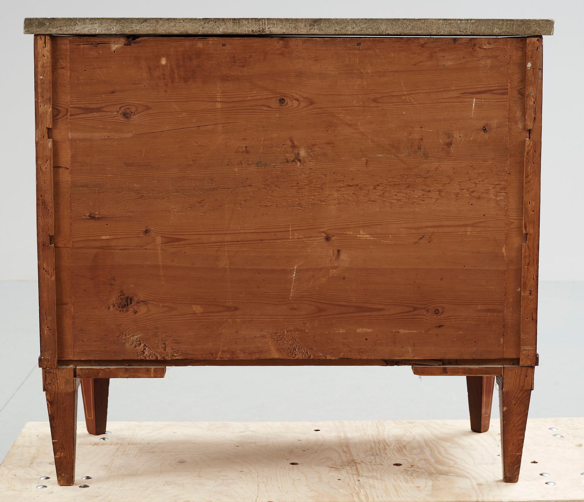 BYRÅ, sengustaviansk, 1800-tal.