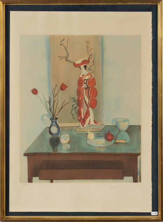 Einar Jolin, färglitografi signerad och numrerad 201/360.