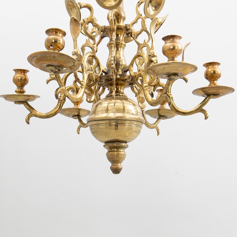 Chandelier, Baroque style, circa 1900.