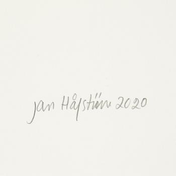 Jan Håfström, etching in colours, 2020, signed 3/50.