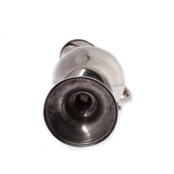 VIINIKANNU, hopeaa, epäselvät leimat. Paino 587 g.