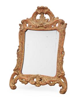 526. A Swedish Rococo dressing table mirror by J. Åkerblad.