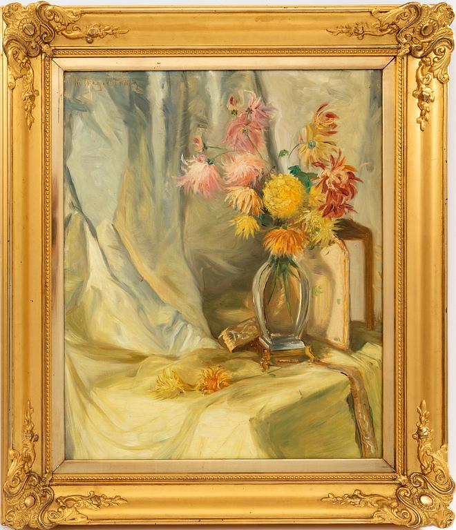 Robert Thegerström, Still life with flowers.