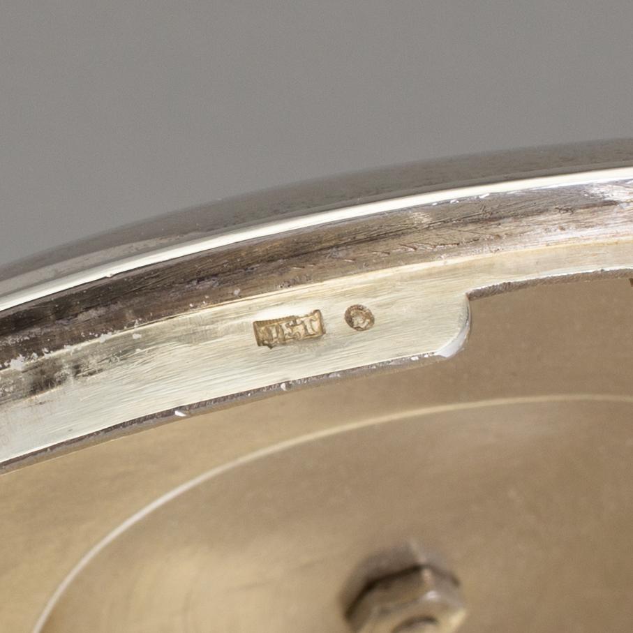 A silver sugar bowl by Jacob Engelberth Torsk, Stockholm, 1903. Weight 526 grams.
