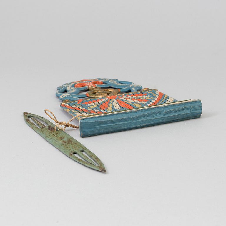 BANDSKED, allmoge, Forsa, Hälsingland, 1800-talets första hälft.