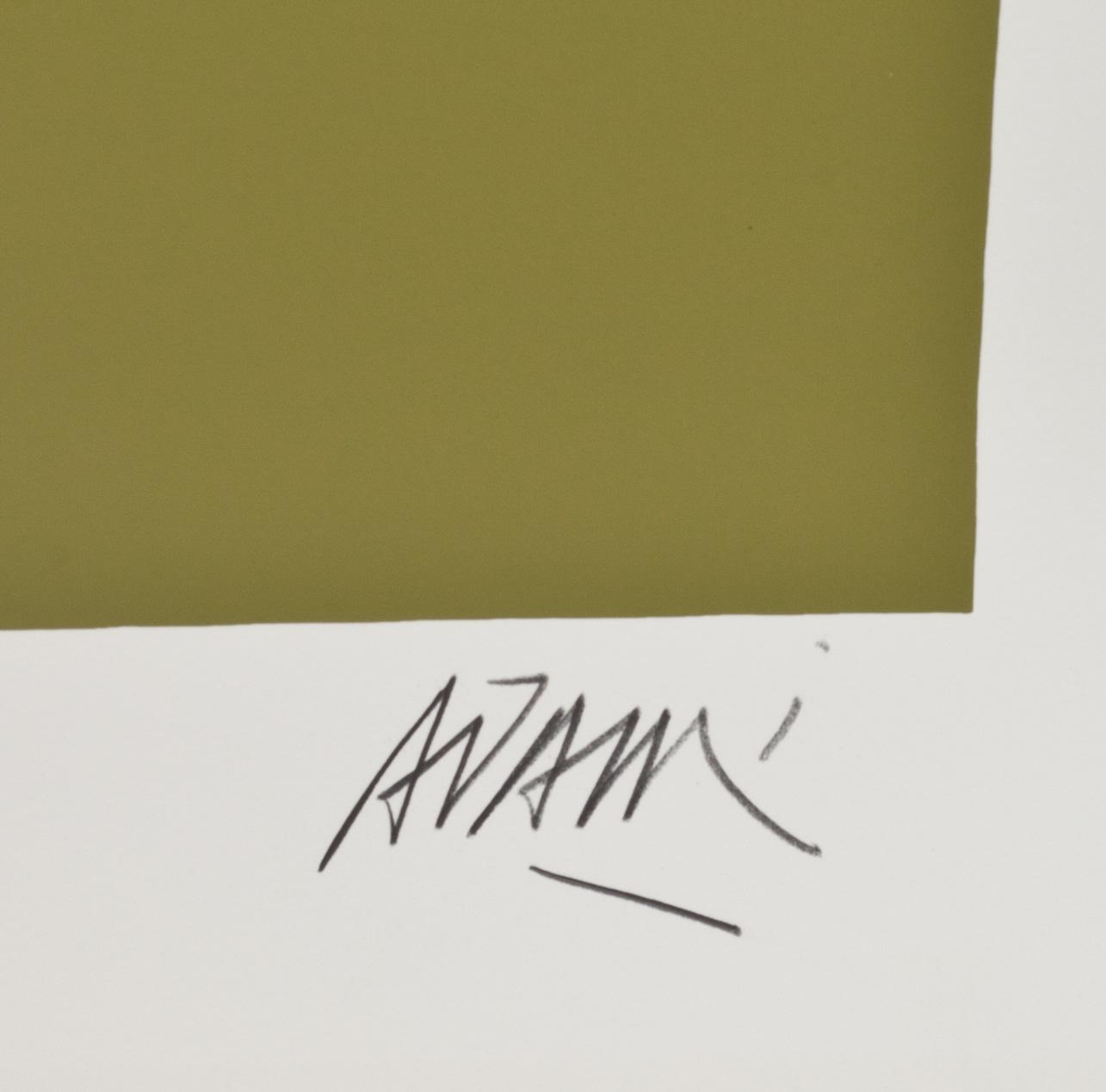 VALERIO ADAMI, färgserigrafi, signerad och numrerad 123/140.