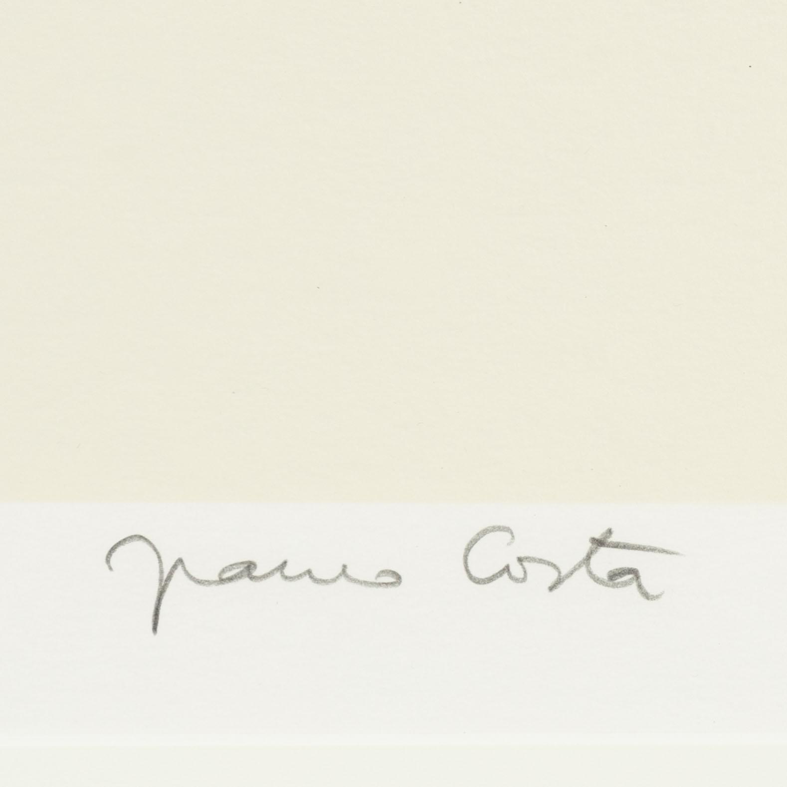 Franco Costa, silkscreen in colours, signed 141/250.