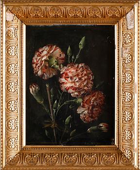 Johan Laurentz Jensen, Still life with carnations.