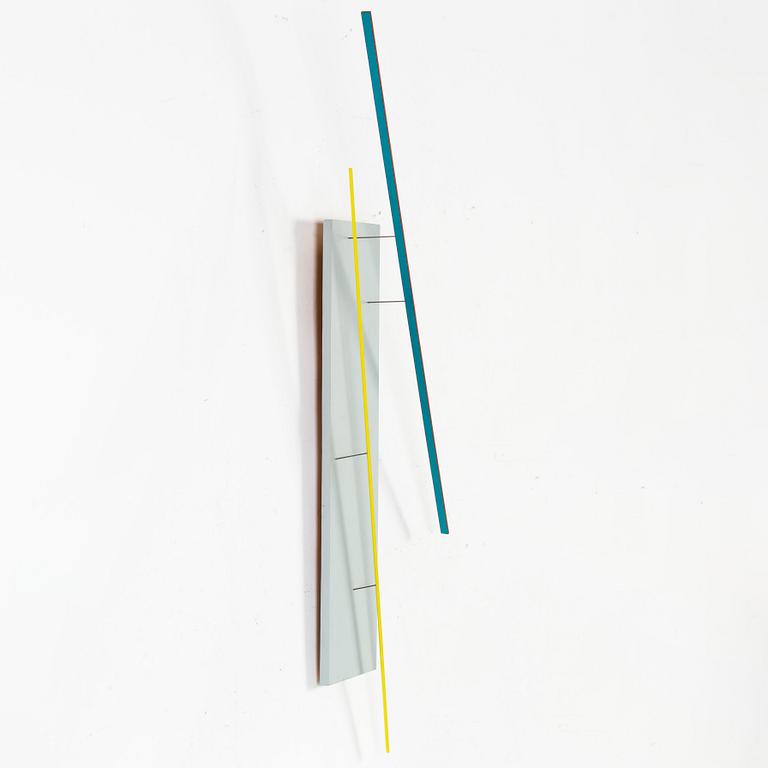 Axel Knipschild, blandteknik/väggobjekt. Signerad och daterad 1976 a tergo.