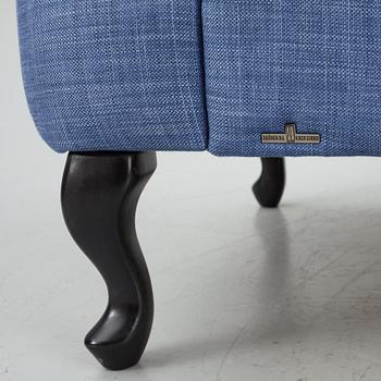 Fåtöljer ett par, med fotpallar, Bröderna Andersson.