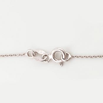 COLLIER, med briljantslipad diamant ca 1.00 ct.
