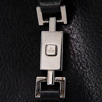 GUCCI Black Leather Jackie O Bag.