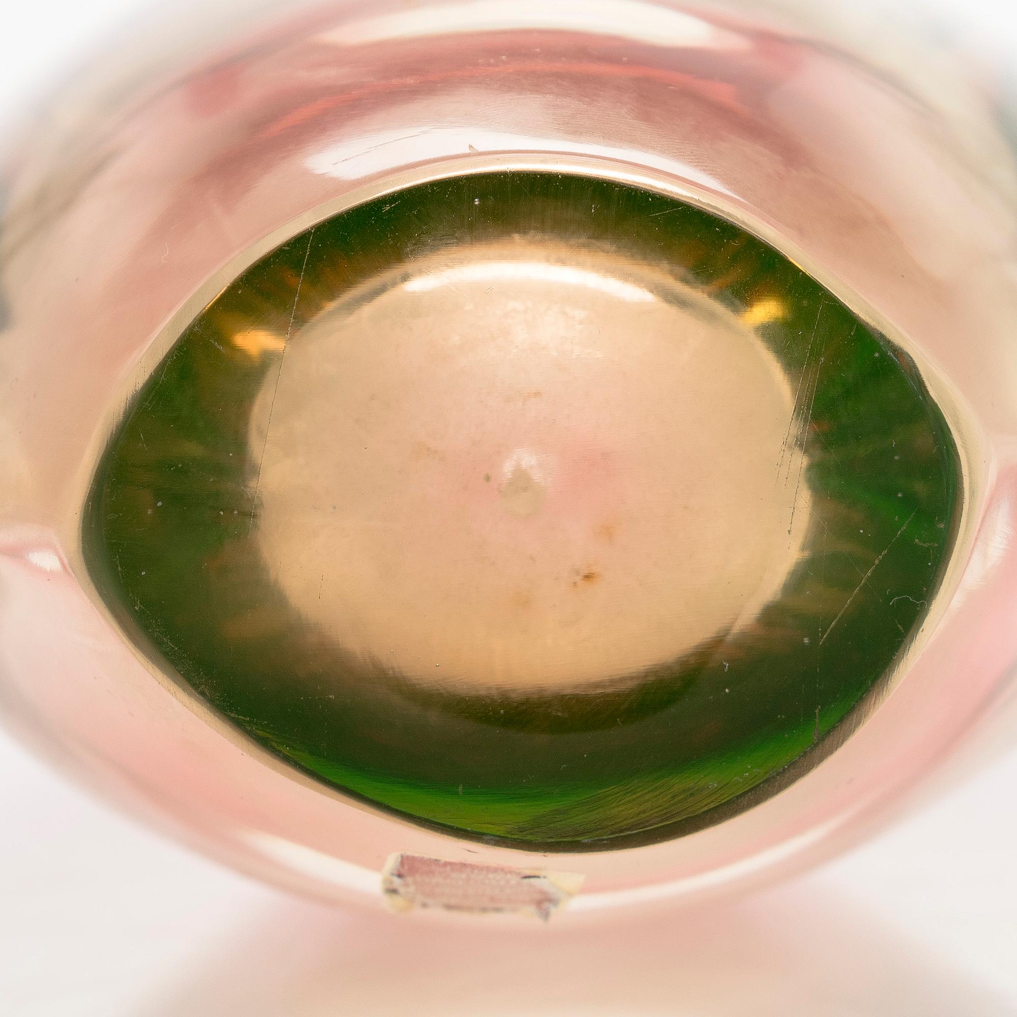 konstglas / vas, Murano Italien, 1900-talets mitt.