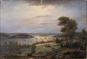 Ehrnfried Wahlqvist, View of Waxholm.