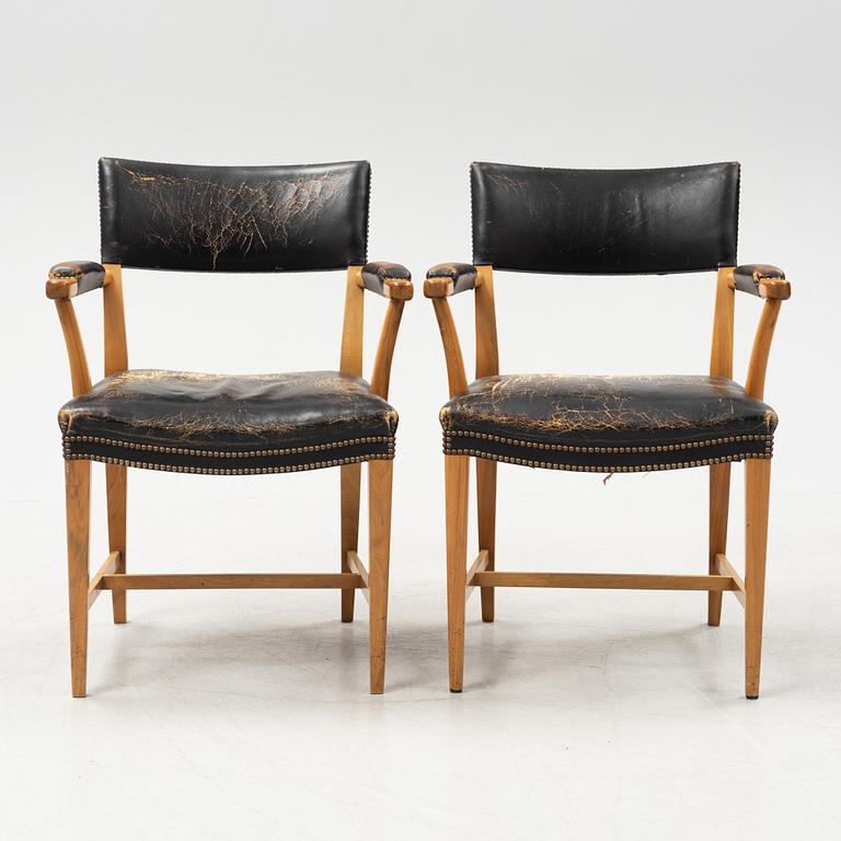Josef Frank, karmstolar, ett par, modell 695, Svenskt Tenn.