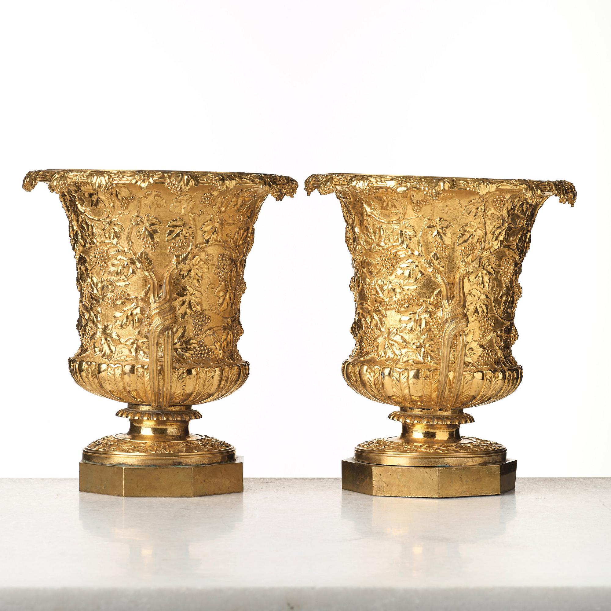 VINKYLARE, ett par, England, 1825-40.