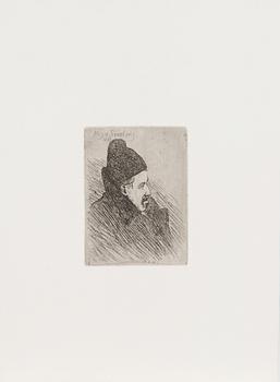Hugo Simberg, "Omakuva" (Self portrait).