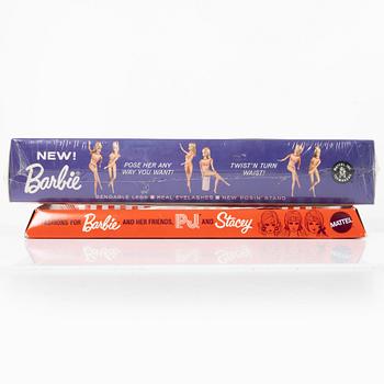 Barbie doll, "Barbie Twist n Turn", 1966, in unopened packaging, with clothes, Mattel, 1960s.