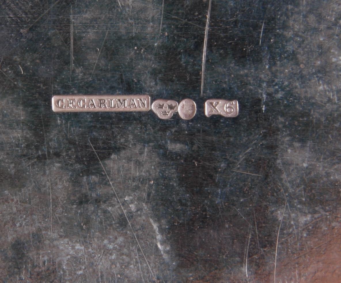 FAT. Silver, C F Carlman, Stockholm 1900.