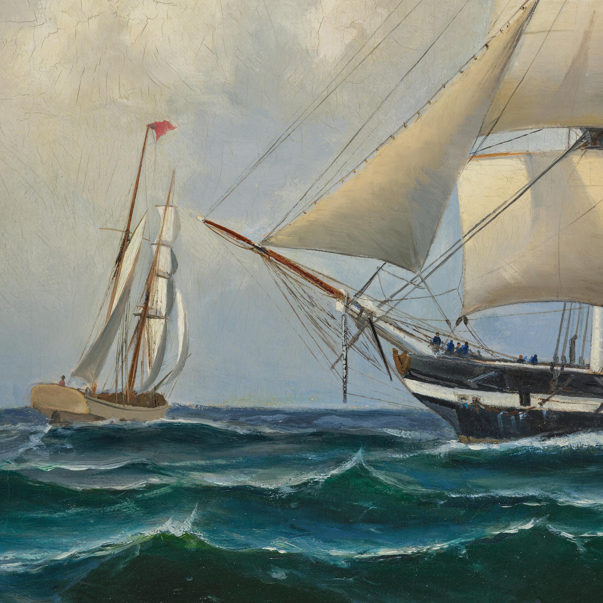 Christian Fredrik Swensson (Svensson), Christian Fredrik Swensson, "Norrköping" and cannon boats.