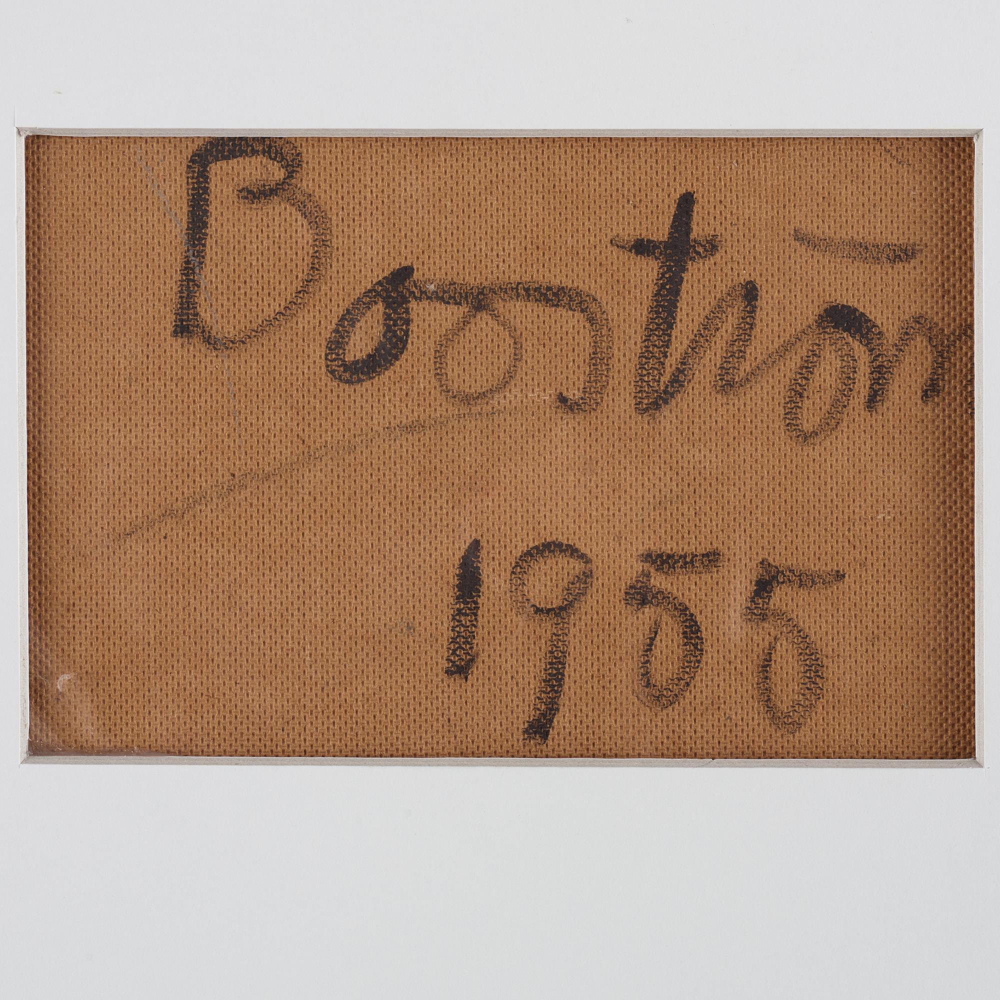 HARRY BOOSTRÖM, oil on panel, signed and dated -55.