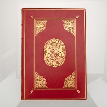 BOK, 2 vol, "Konstsamlingarna å de svenska kungliga slotten" av John Böttiger, numr 53/200, Stockholm 1897.