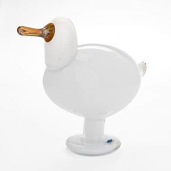 Oiva Toikka, a 'Sea Mew' glass bird, signed O. Toikka Nuutajärvi.