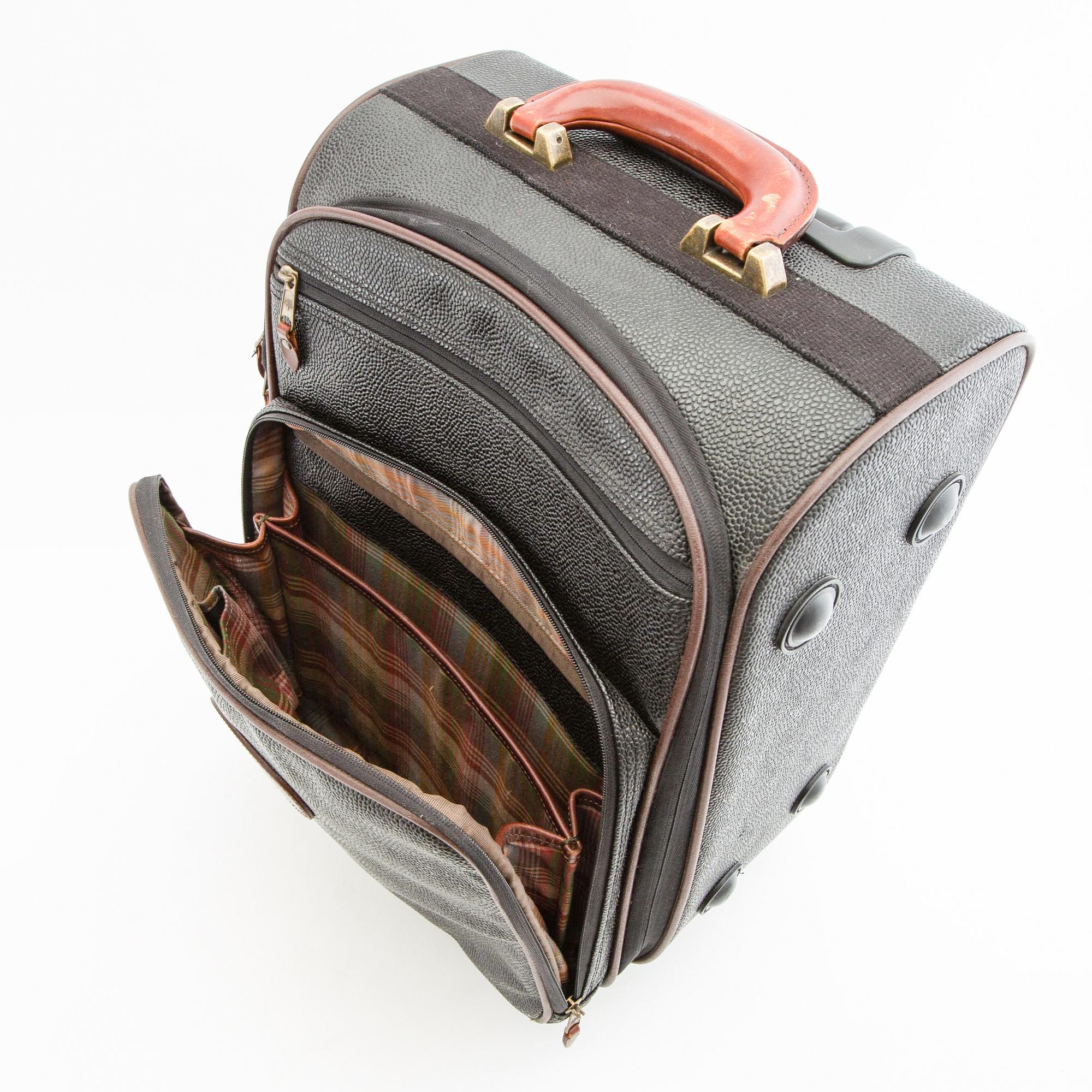 Mulberry, vintage suitcase.