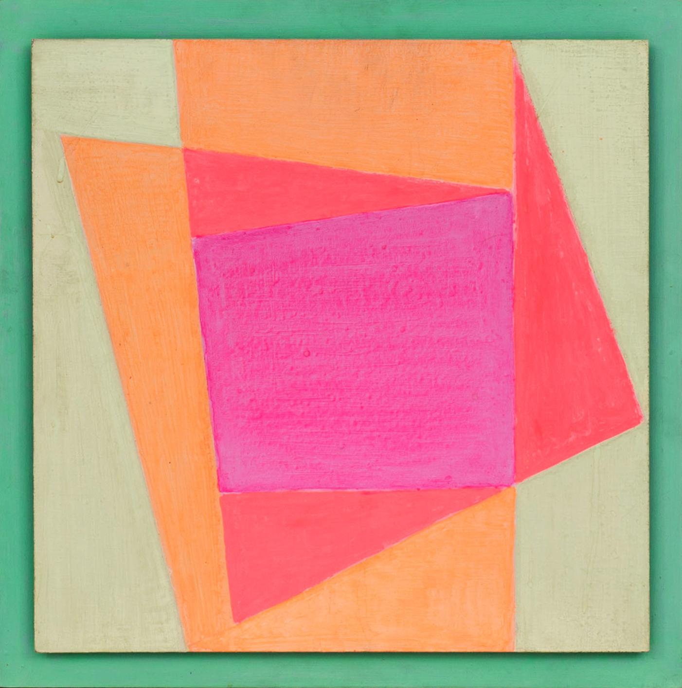 HENRYK STAZEWSKI, akryl på pannå, a tergo signerad o daterad 1981.