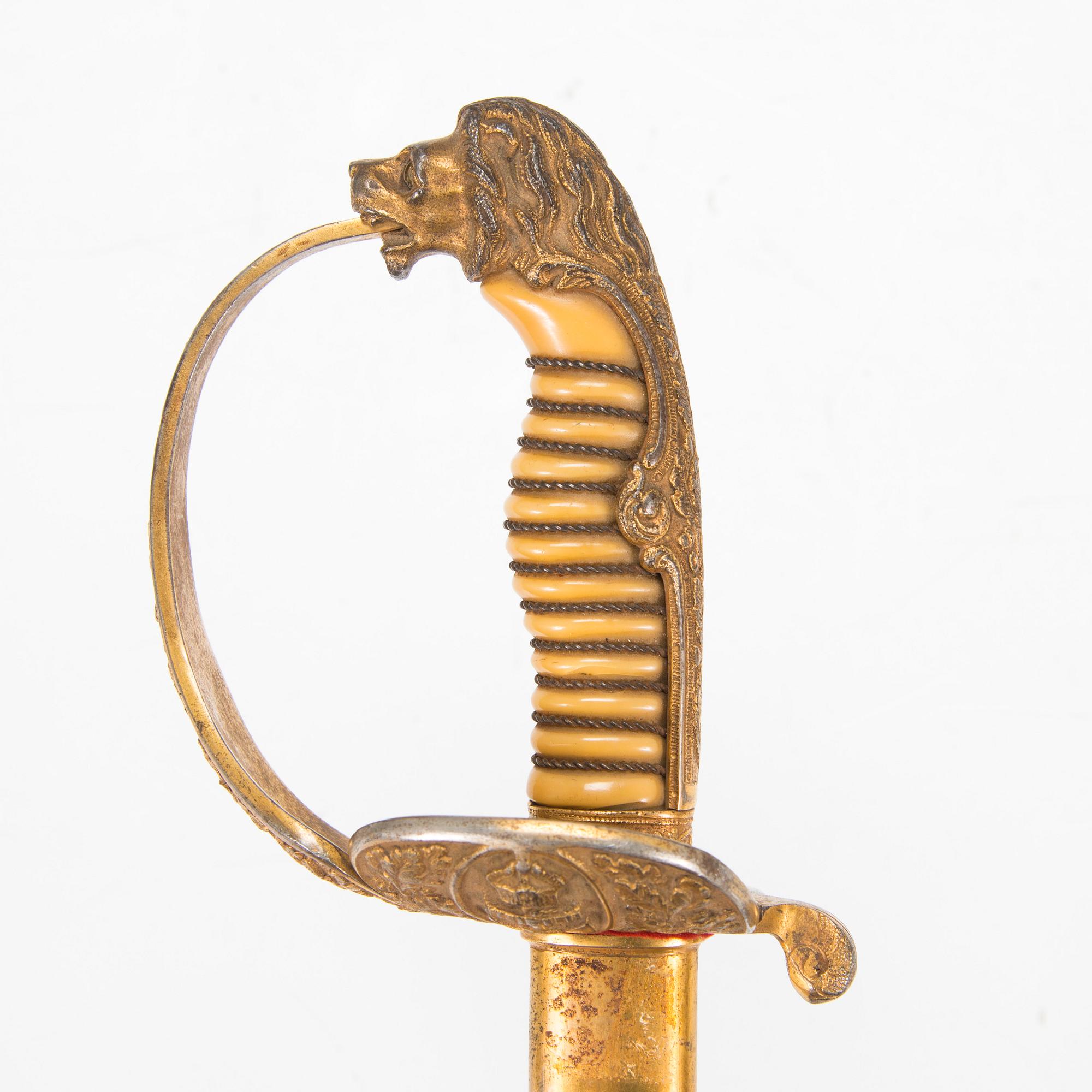 A naval officer Sabre, M1890, Germany.