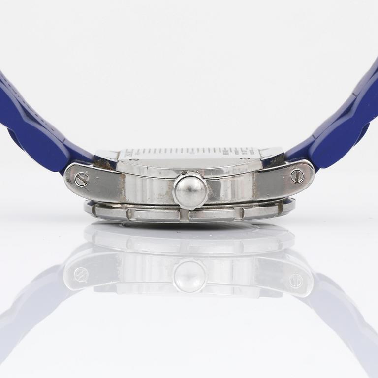 ARMBANDSUR, Chaumet, Paris, stål med diamanter, inköpt 2012.