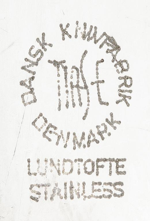 BESTICK, 36 delar, rostfritt stål, "Eckhoff", Tias Eckhoff, DKF, Lundtofte, Danmark, 1960-tal.