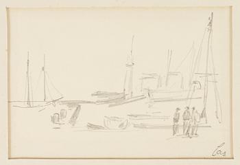 Lotte Laserstein, 3 samramade skisser från Bornholm.