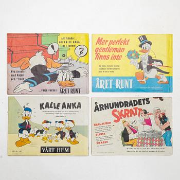 Comic books, 11 items, including “Snow White and the Seven Dwarfs” and “Donald Duck’s Christmas Book”, 1947–1962.
