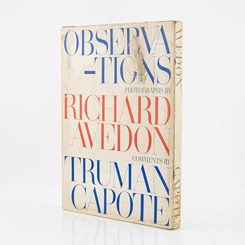 Richard Avedon, fotobok, "Observations, photographs by Richard Avedon, comments by Truman Capote".