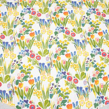 Josef Frank, bordsduk, lin, "Svenska vårblommor", Firma Svenskt Tenn.