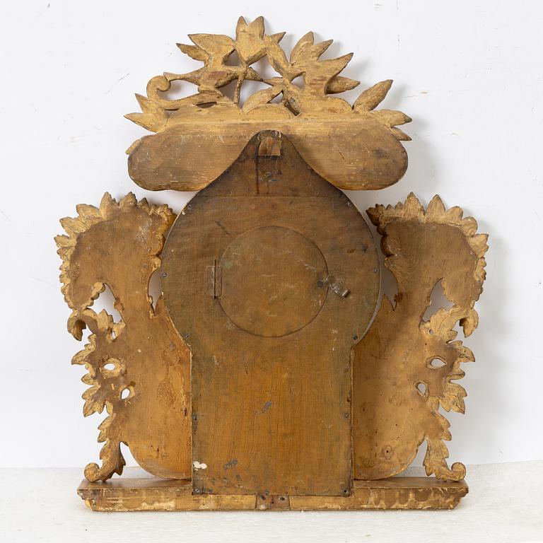 Wall clock, late Empire, Bengt Bahrman, 1829-1836.