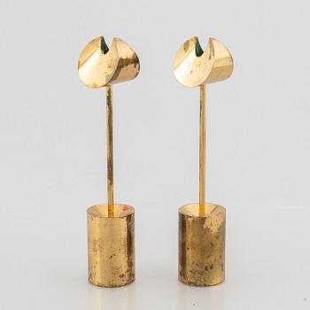 Pierre Forssell, a pair of candleholders, "Aniara", Skultuna.