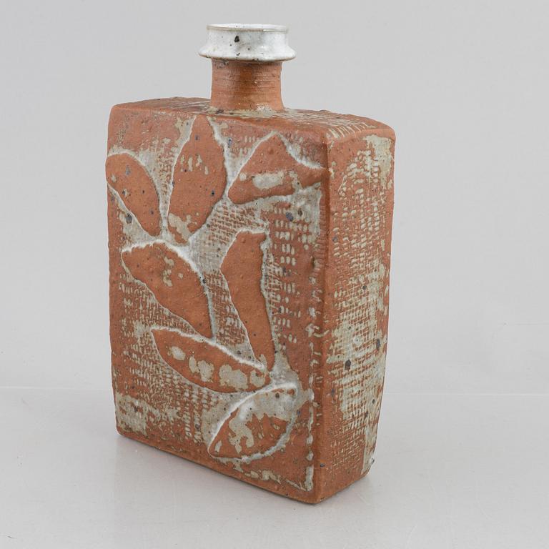 Finn Lynggaard, a stoneware vase, Denmark, signed.