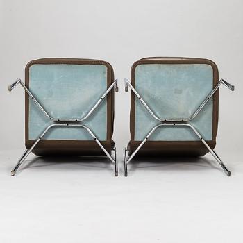 Ilmari Tapiovaara, Two 1960's lounge 'Kiki' chairs for Merivaara.